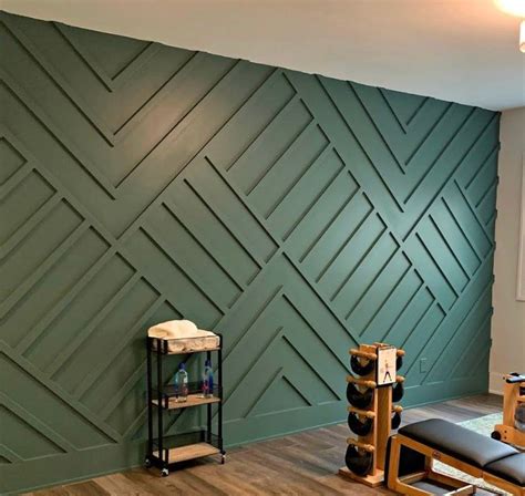 Custom Geometric Wood Accent Wall Plans Design And Installation