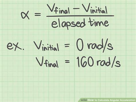 3 Ways To Calculate Angular Acceleration Wikihow