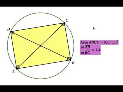 The side length of the square is the diameter of the circle. Math Guide Bonus Content: The largest rectangle that fits ...