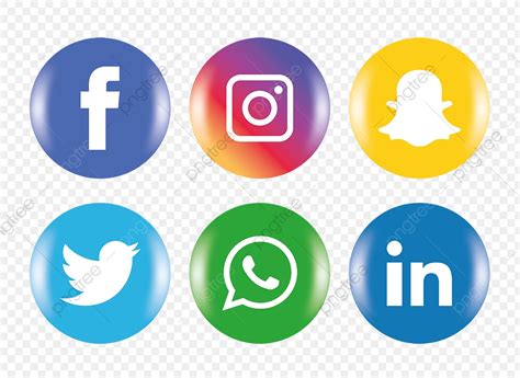 We regularly update this page to make. Social Media Icons Set, Social, Media, Icon PNG and Vector ...