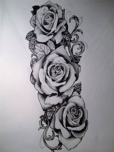 The following collection of top 69 rose and dagger tattoos explore themes of duality but also apply great variety in design and application that you can apply to your own interpretation of the idea. Rose tattoos for men, Rose tattoo sleeve, Rose tattoos