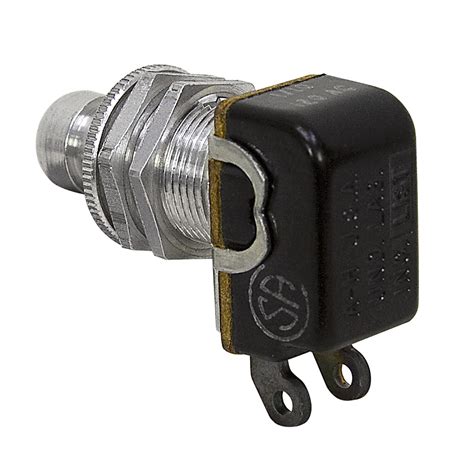 SPST Pushbutton Switch | Pushbutton Switches | Switches | Electrical ...