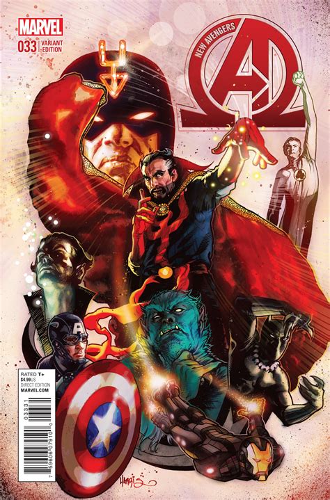 New Avengers 33 Harris Cover Fresh Comics