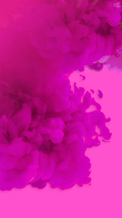 Free Hd Real Pink Smoke Phone Wallpaper1124