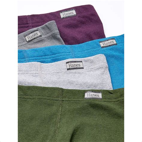 Hanes 7460z5 Men Tagless Boxer Briefs With Comfortsoft Waistband