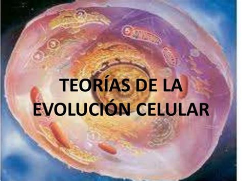 Teorías De La Evolucion Celular