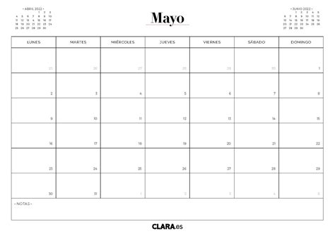 Calendario Mayo 2022 Para Imprimir Pdf Imagesee