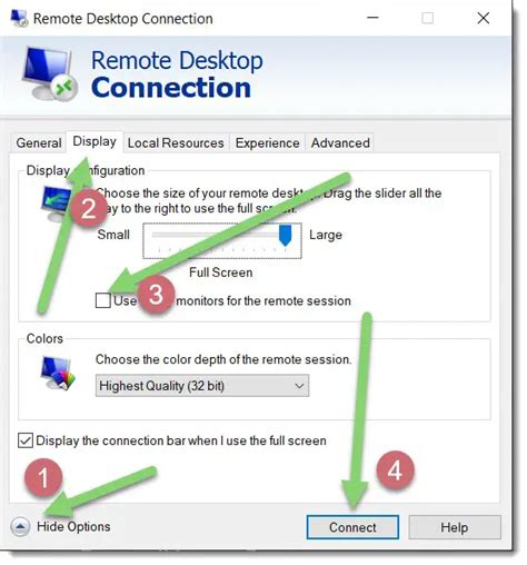 Remote Desktop Connection Multiple Monitors Vmlio