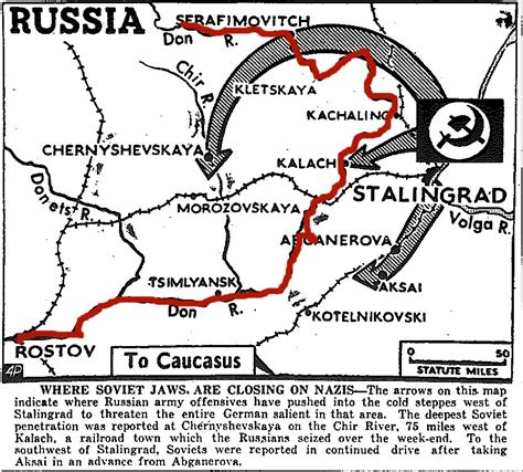 Map Of Stalingrad Russia