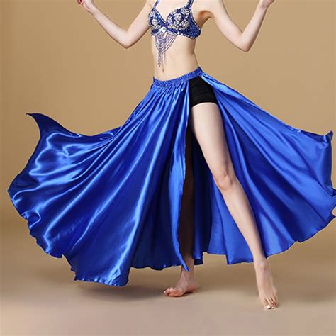 2020 Performance Belly Dance Costume Saint Skirt 2 Sides Slits Skirt