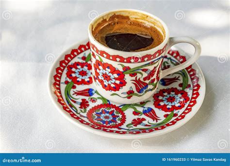 Turkish Coffee In The Cup With Turkish Delight Stock Image Image Of