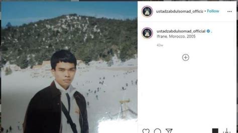 Ustaz Abdul Somad Posting Foto Masa Mudanya Netizen Sebut Kok Mirip