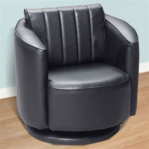 Our slope kids chair curves in both the seat and back for extra comfort. Black Upholstered Swivel Chair by Kids Korner ...