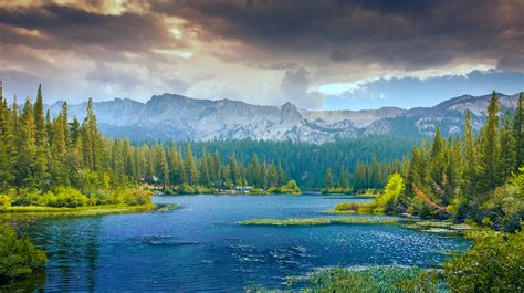 Free Images Landscape Tree Water Forest Wilderness Sky Meadow Lake River Valley