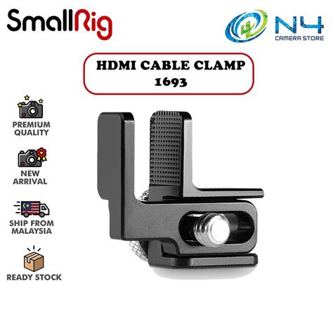 Smallrig Hdmi Cable Clamp For Select Camera Cages 1693 Shopee Malaysia