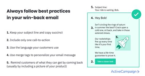Win Back Customer Email Template
