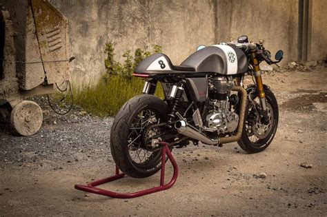 Under the new gst tax structure prices for bikes abobe 350cc has witnessed an increase of one per cent the continental gt is royal enfield's lightest and most powerful production motorcycle currently on sale in india. Custom Royal Enfield Continental GT by Thailand's OK Easy Shop