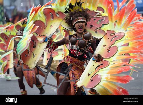 Iloilo City Philippines 27th Jan 2019 The Culmination Of Dinagyang One Of The Most Vibrant