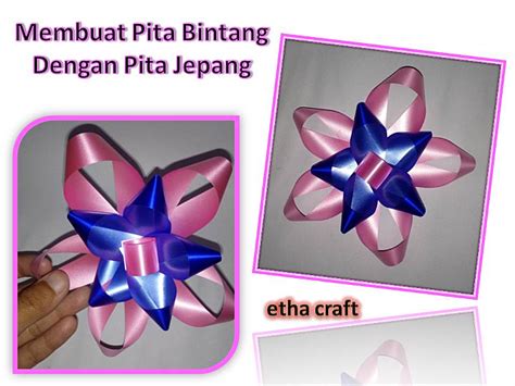 Kaligrafi kontemporer berlaku untuk semua jenis tulisan arab, termasuk tulisan allah dan muhammad. Etha Craft: Membuat Pita Bintang dari Pita Jepang