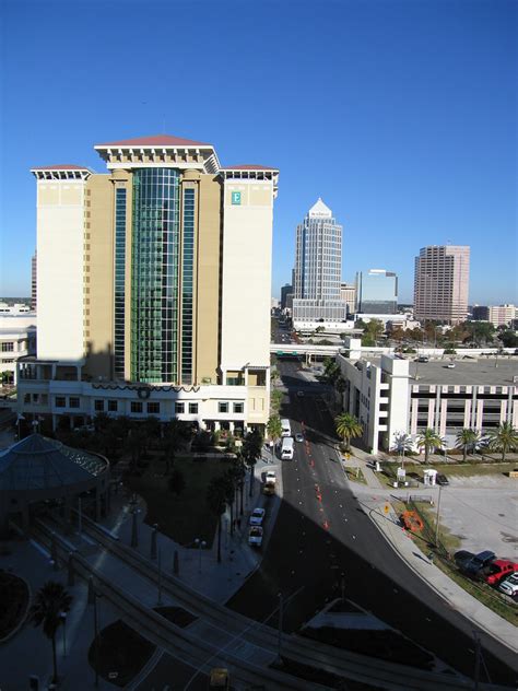 View Of Downtown From Marriott Seaside Hotel Tampa Flori Flickr