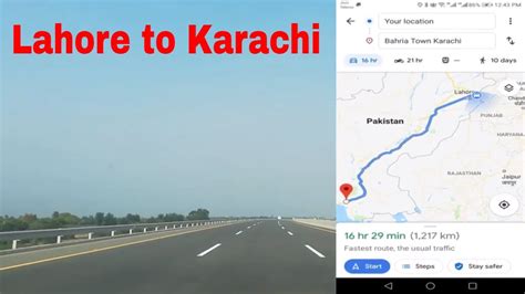 Lahore To Karachi By Car Karachi To Lahore By Road Trip Selfpro