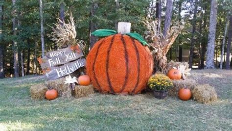 Pumpkin Hay Balelove The Fall Fall Yard Decor Fall Festival