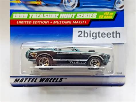 Hot Wheels 1999 99 Treasure Hunt Ford Mustang Mach 1 Limited Edition 9