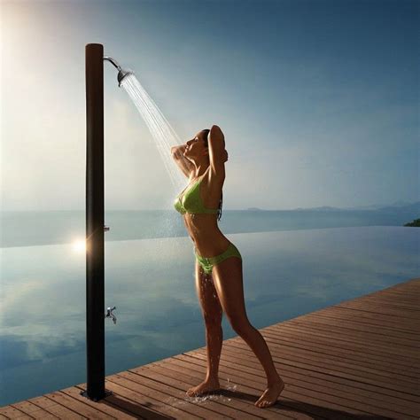 Outdoor Pool Beach Shower Shower Systems Shower And Spa Outdoor