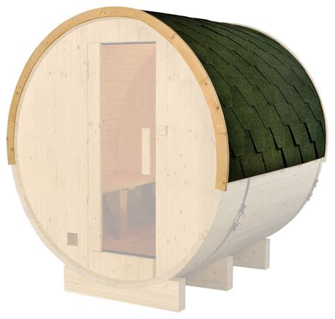 Aleko Shingle Bitumen Sauna Roof Set For Sauna Contemporary Saunas