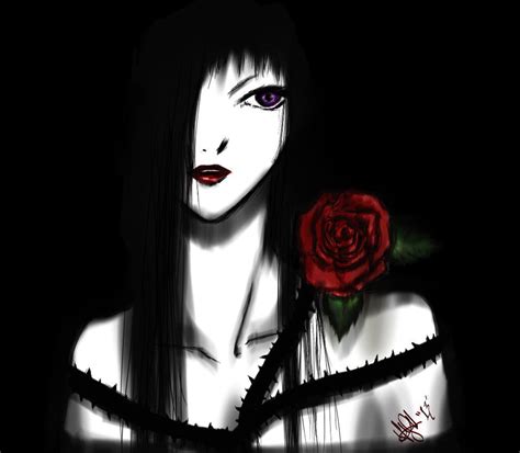 Gorgeous Art Of Sunako Nakahara With A Rose Wallflower Anime Gorgeous