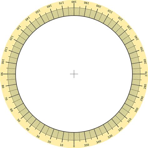 Protractor Circle Scale Degrees Png Picpng
