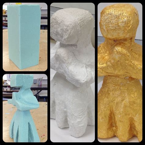 Floral Foam Sculptures A Creative Art Lesson For 8th Graders