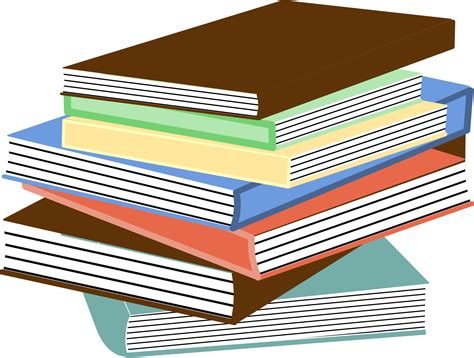 Book Stack Clip Art Store Shelf Png Download 24001814 Free