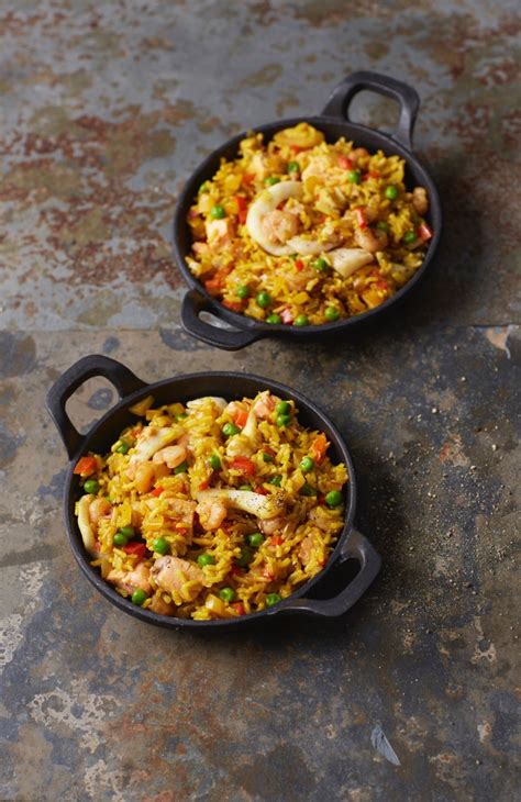 Paella mit Meeresfrüchten