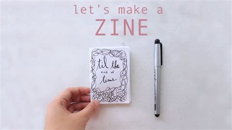 Let's Make a ZINE! - YouTube