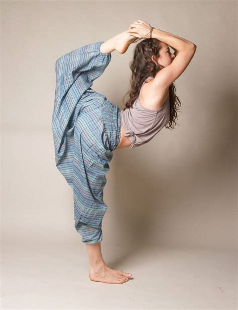 It not only helps keep you fit but, stay focused and mentally active. Indian Striped Harem Yoga Pants | Yoga clothes, Pants for ...