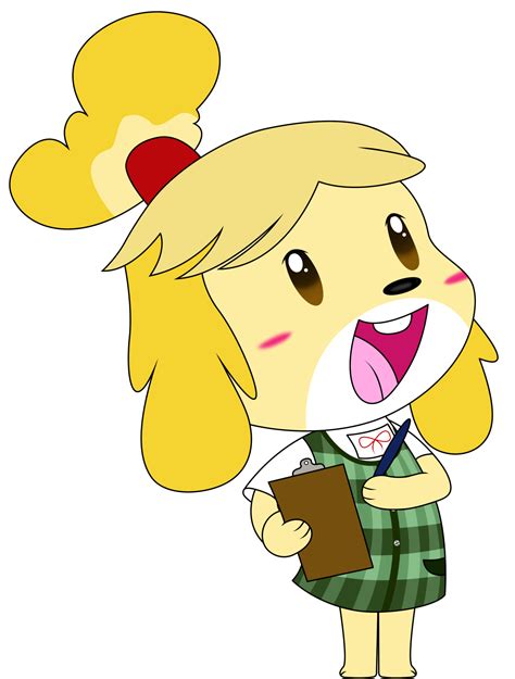 Image Animal Crossing New Leaf Isabelle By Amana07 D6l5u7upng