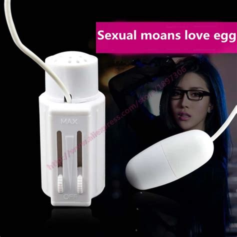 Can Make Sounds Of Sexual Moans Love Egg Female Masturbation Vibrator