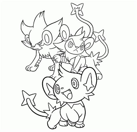 Luxio Pokemon Coloring Page Free Printable Coloring Pages For Kids
