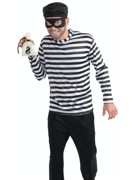Burglar Bank Robber Thief Housebreaker Criminal Convicted Adult Mens Costume Os Fruugo Us