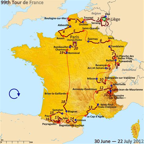 Fileroute Of The 2012 Tour De Francepng Wikipedia