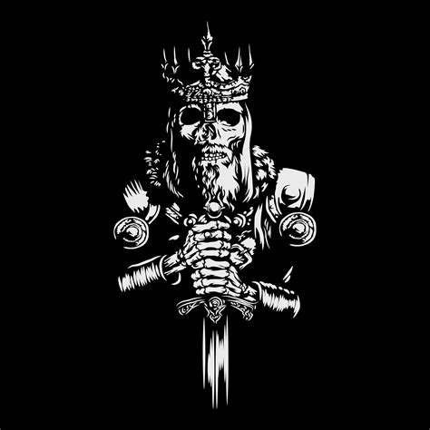Skull King Svg Digital File Skull King For Printing On Etsy