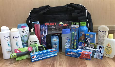 Duffel Bags And Hygiene Items The Forgotten Initiative