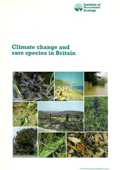 Climate Change And Rare Species In Britain By Elmes Gw Free A Eds