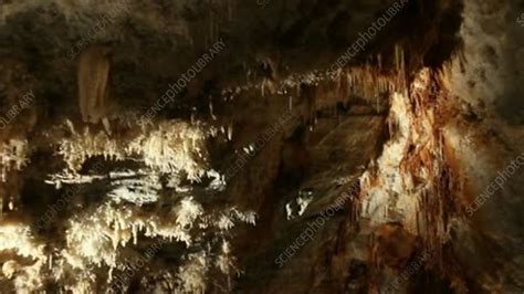 Limestone Cave Formations Stock Video Clip K0043930 Science