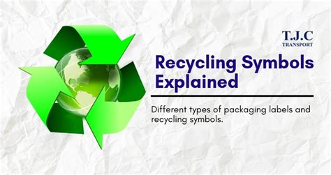 What Do Recycling Symbols Mean Recycling Symbols Explained