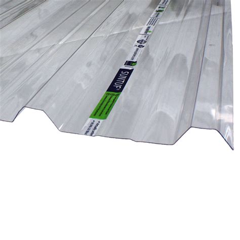 Suntuf Trimdeck 18m Clear Polycarbonate Roofing Sheet Bunnings Warehouse