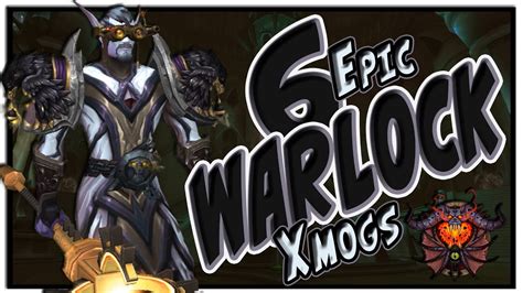 World Of Warcraft Shadowlands Unique Warlock Transmog Sets Youtube