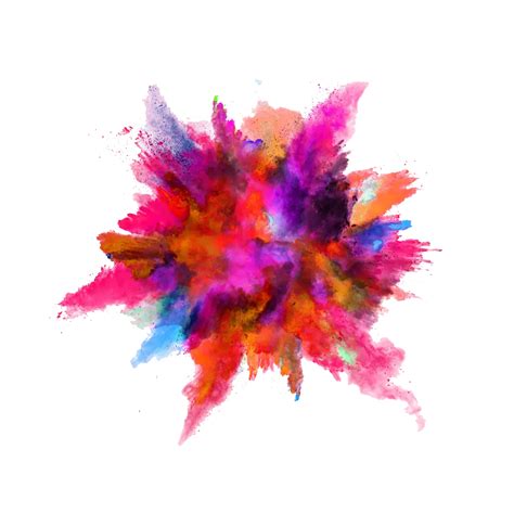 Color Powder Explosion Png Image Paint Splash Background Color