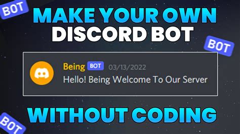 How To Make Your Own Discord Bot Without Coding On Mobile 2022 Youtube
